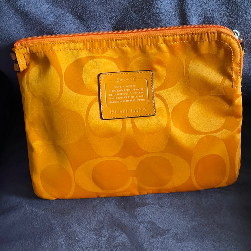 Coach make up bag